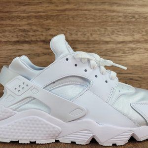 Nike Air Huarache Run Triple White Running Sneakers DH4439-102 Women's Size 6